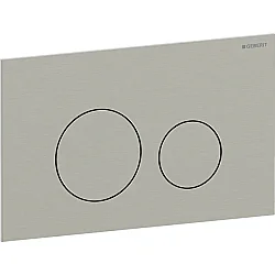 Geberit Kumanda Kapağı Sigma40 (Çift Basmalı) Yuvarlak, Nikel / Fırçalanmış - 115.628.ID.1 - Geberit