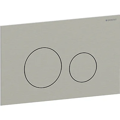 Geberit Kumanda Kapağı Sigma40 (Çift Basmalı) Yuvarlak, Nikel / Fırçalanmış - 115.628.ID.1 - 1