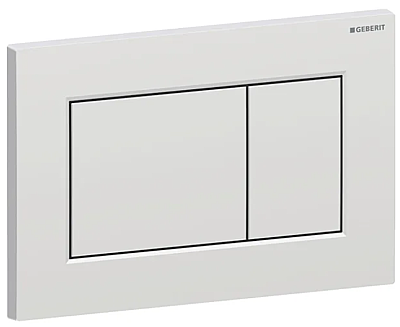 Geberit Kumanda Kapağı Sigma01 (Çift Basmalı) Kare, Mat Krom - 115.660.JQ.1 - 1