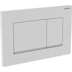 Geberit Kumanda Kapağı Sigma30 - Çift Basmalı Mat Krom / Parlak / Mat Krom - 115.883.JQ.1 - Geberit