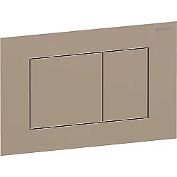 Geberit Kumanda Kapağı Sigma40 (Çift Basmalı) Kare, Bronz - 115.629.QB.1 - Geberit