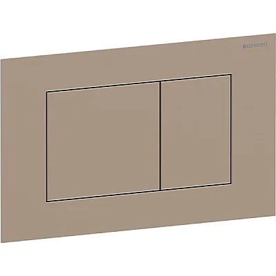 Geberit Kumanda Kapağı Sigma40 (Çift Basmalı) Kare, Bronz - 115.629.QB.1 - 1
