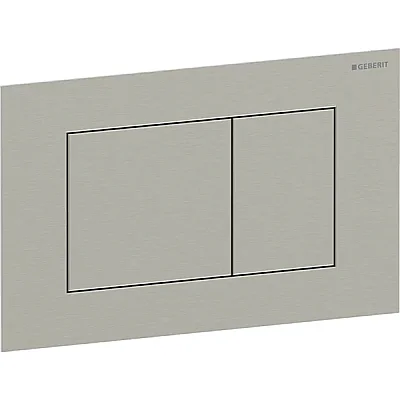 Geberit Kumanda Kapağı Sigma40 (Çift Basmalı) Kare, Nikel / Fırçalanmış - 115.629.ID.1 - 1