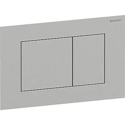 Geberit Kumanda Kapağı Sigma40 (Çift Basmalı) Kare, Paslanmaz Çelik - 115.629.FW.1 - 1