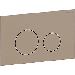 Geberit Kumanda Kapağı Sigma40 (Çift Basmalı) Yuvarlak, Bronz - 115.628.QB.1 - Geberit
