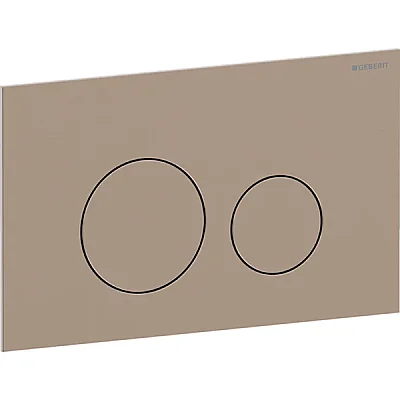 Geberit Kumanda Kapağı Sigma40 (Çift Basmalı) Yuvarlak, Bronz - 115.628.QB.1 - 1