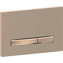 Geberit Kumanda Kapağı Sigma50 (Çift Basmalı) Kare, Bronz/Bronz - 115.670.QB.2 - 1