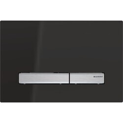 Geberit Kumanda Kapağı Sigma50 - Çift Basmalı Siyah - 115.788.DW.2 - Geberit