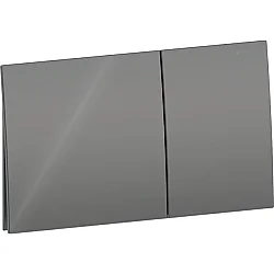 Geberit Kumanda Kapağı Sigma70 (Çift Basmalı) Kare, Antrasit Cam - 115.622.JK.1 - 1