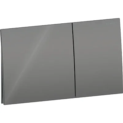 Geberit Kumanda Kapağı Sigma70 (Çift Basmalı) Kare, Antrasit Cam - 115.622.JK.1 - 1