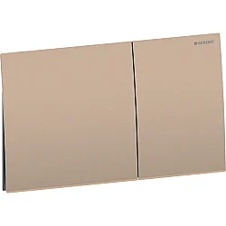 Geberit Kumanda Kapağı Sigma70 (Çift Basmalı) Kare, Bronz - 115.622.QB.1 - 1