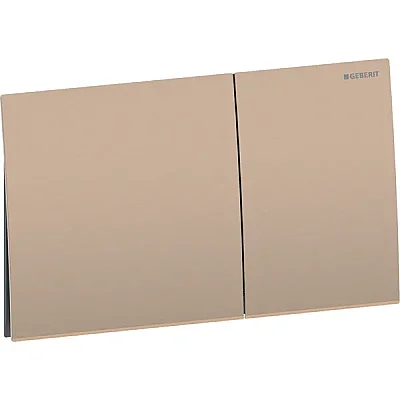Geberit Kumanda Kapağı Sigma70 (Çift Basmalı) Kare, Bronz - 115.622.QB.1 - 1