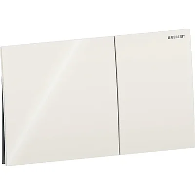 Geberit Kumanda Kapağı Sigma70 (Çift Basmalı) Kare, Kum Grisi Cam - 115.622.JL.1 - 1