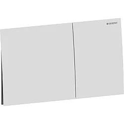 Geberit Kumanda Kapağı Sigma70 (Çift Basmalı) Kare, Mat Beyaz - 115.622.JT.1 - 1