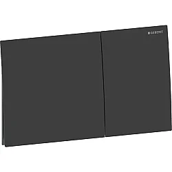Geberit Kumanda Kapağı Sigma70 (Çift Basmalı) Kare, Mat Siyah - 115.622.14.1 - Geberit