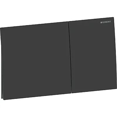Geberit Kumanda Kapağı Sigma70 (Çift Basmalı) Kare, Mat Siyah - 115.622.14.1 - 1