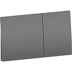 Geberit Kumanda Kapağı Sigma70 (Çift Basmalı) Kare, Siyah Krom - 115.622.QD.1 - Geberit