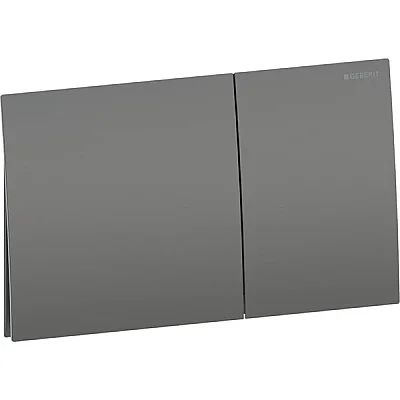 Geberit Kumanda Kapağı Sigma70 (Çift Basmalı) Kare, Siyah Krom - 115.622.QD.1 - 1