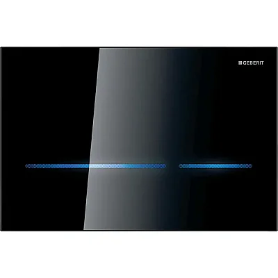 Geberit Kumanda Kapağı Sigma80 Kare, Siyah Cam, Sigma12 için - 116.090.SG.6 - 1