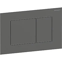 Geberit Kumanda Paneli Sigma40 (Çift Basmalı) Kare, Siyah Krom - 115.629.QD.1 - Geberit