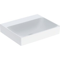 Geberit ONE çanak lavabo, dikey çıkışlı, 50x40 cm, batarya deliksiz, KeraTect - 505.031.01.6 - Geberit