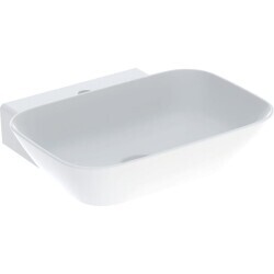 Geberit ONE çanak lavabo, dikey çıkışlı, 50x42.5 cm, batarya delikli, KeraTect - 505.041.01.6 - Geberit