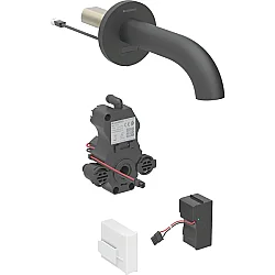 Geberit Piave Fotoselli Ankastre Batarya - 17 cm - Tek su girişli, Elektrikli, Mat Siyah - 116.261.14.1 - Geberit