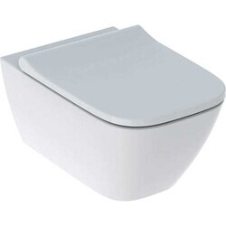 Geberit Smyle Square Turboflush Asma Klozet, Rimfree (Yavaş Kapanır Kapak Dahil) - 503.165.00.1 - 1