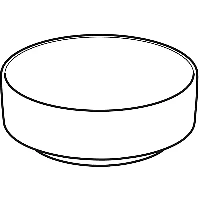 Geberit VariForm Çanak Lavabo, Yuvarlak, D40 cm - 500.768.01.2 - 2