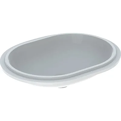 Geberit VariForm Tezgah Altı Lavabo, Eliptik, Taşma Deliksiz, 55x40 cm - 500.758.01.2 - 1