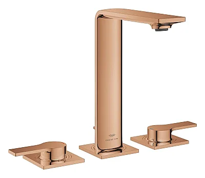 Grohe Allure 3 Delikli Ankastre Lavabo Bataryası, Bakır - 20188DA1 - 1