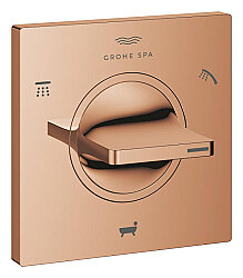 GROHE Allure 3 Yollu Yönlendirici, Fırçalı Bakır - 19590DA1 - 1