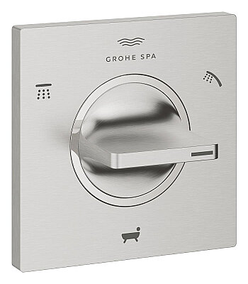 GROHE Allure 3 Yollu Yönlendirici, Fırçalı Çelik - 19590DC1 - 1