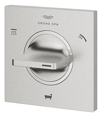 GROHE Allure 3 Yollu Yönlendirici, Fırçalı Çelik - 19590DC1 - 3