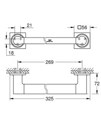 Grohe Allure Banyo Tutamağı - 40955001 - 2