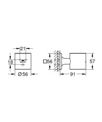 Grohe Allure Bardaklık Tutacagı - 40278001 - 2