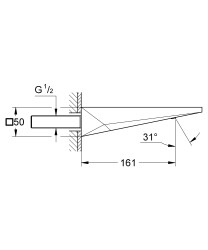 Grohe Allure Brilliant Çıkış ucu - 13485000 - 2