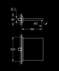 Grohe Allure Brilliant Şelale çıkış ucu - 13486000 - 2