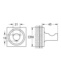 Grohe Allure Havlu/bornoz askılığı - 40284DL1 - 2