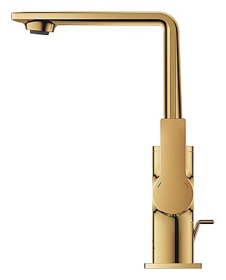 GROHE Allure Lavabo Bataryası (L-Boy), Sifon Kumandalı, Altın - 32146GL1 - 3
