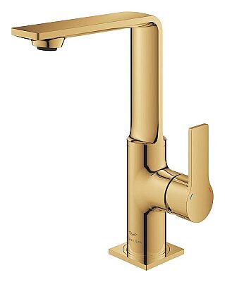 GROHE Allure Lavabo Bataryası (L-Boy), Sifon Kumandalı, Altın - 32146GL1 - 2