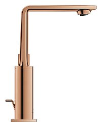 GROHE Allure Lavabo Bataryası (L-Boy), Sifon Kumandalı, Fırçalı Bakır - 32146DA1 - 4