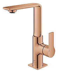 GROHE Allure Lavabo Bataryası (L-Boy), Sifon Kumandalı, Fırçalı Bakır - 32146DA1 - 2