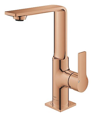GROHE Allure Lavabo Bataryası (L-Boy), Sifon Kumandalı, Fırçalı Bakır - 32146DA1 - 2
