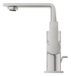 GROHE Allure Lavabo Bataryası (M-Boy), Sifon Kumandalı, Fırçalı Çelik - 32757DC1 - 3