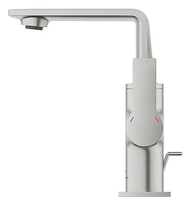GROHE Allure Lavabo Bataryası (M-Boy), Sifon Kumandalı, Fırçalı Çelik - 32757DC1 - 3