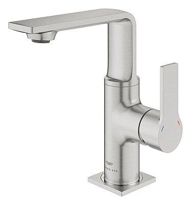 GROHE Allure Lavabo Bataryası (M-Boy), Sifon Kumandalı, Fırçalı Çelik - 32757DC1 - 2