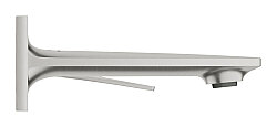GROHE Allure New Duvar Tipi 2 Delikli Lavabo Bataryası (S-Boy), Fırçalı Çelik - 19309DC2 - 2