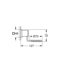 Grohe Allure Sabunluk Tutacağı - 40278000 - 2
