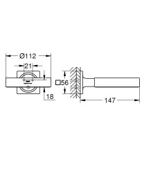 Grohe Allure Sabunluk tutacağı - 40963001 - 2